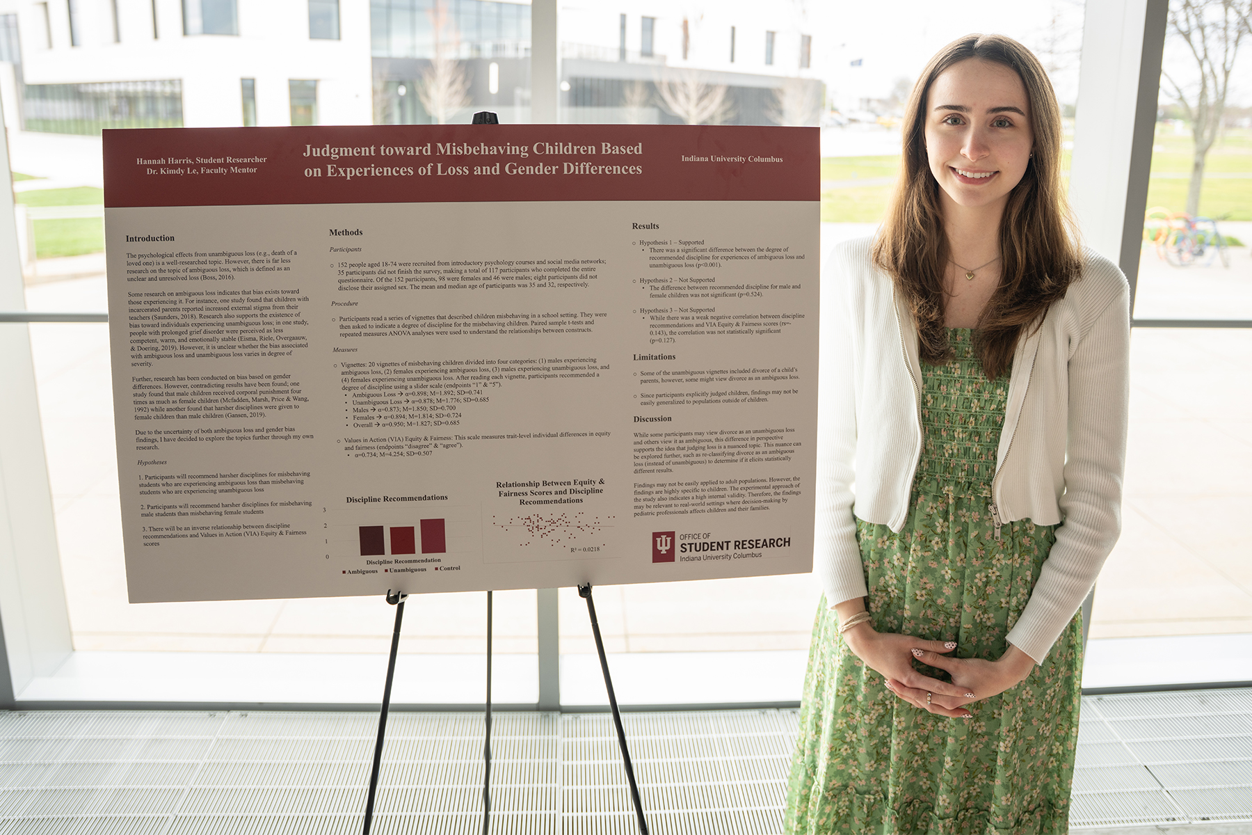 Hannah Harris at the 2025 OSR Exhibition