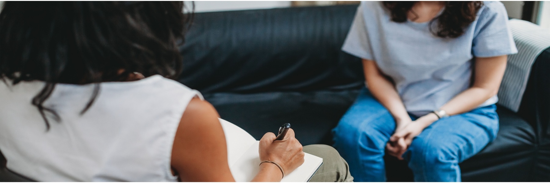 Photo of a woman getting counseling.